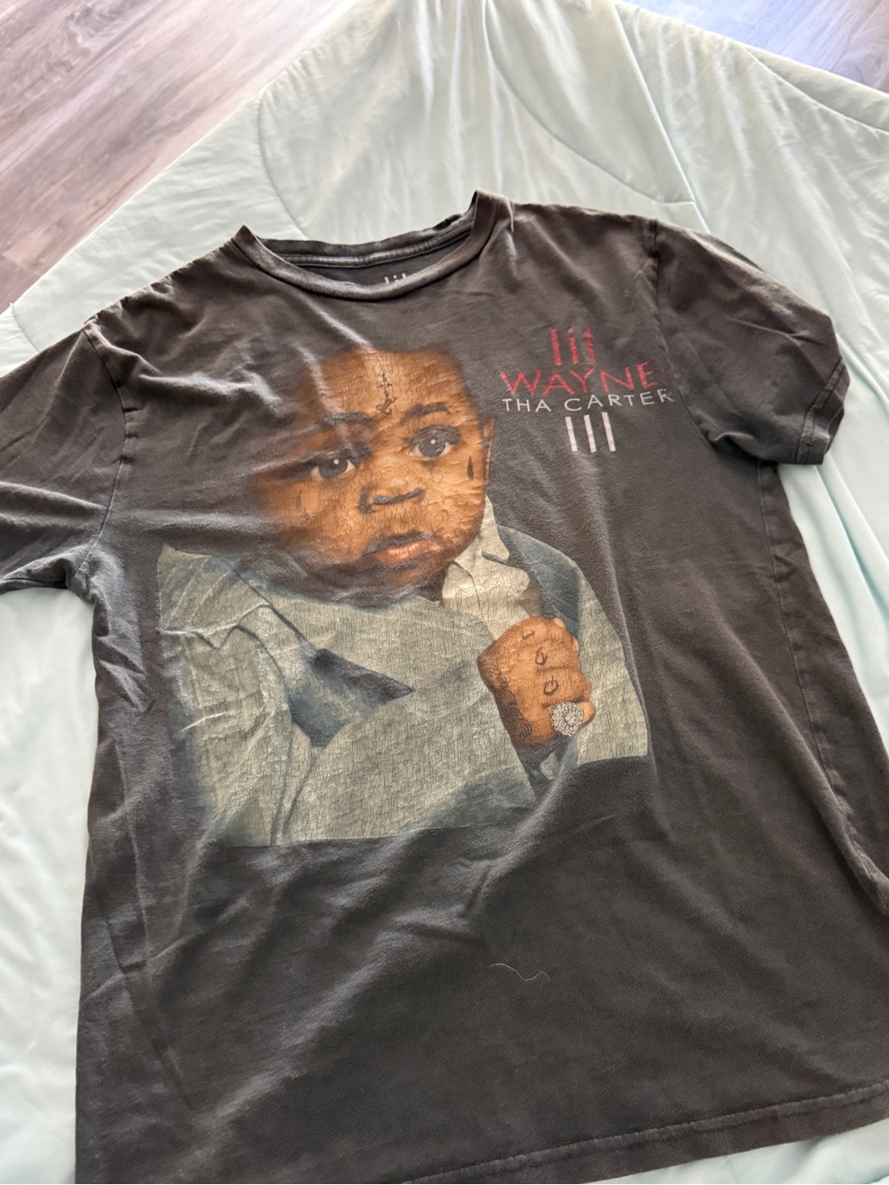 Lil Wayne Grey Soft Short Sleeve Tha Carter 3